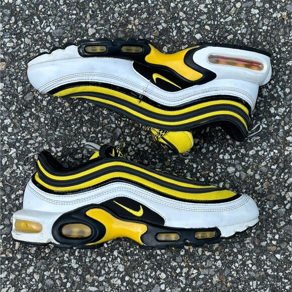 Nike Air Max Plus 97 Frequency Pack Mens Size 8.5 Yellow Black - Picture 1 of 12